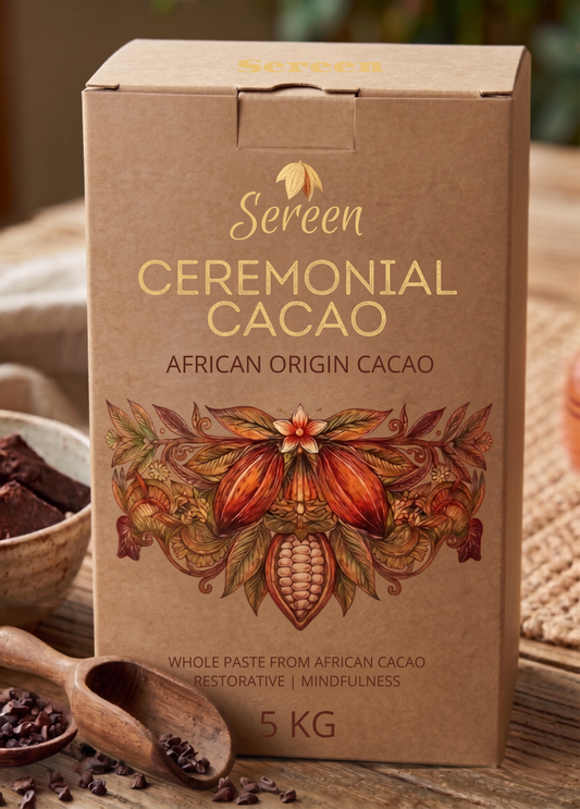 Sereen Ceremonial Cacao 5 KG bulk pouch — African-origin whole cacao paste
